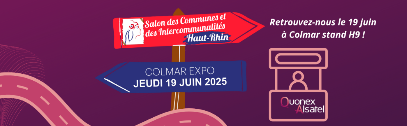 Quonex Alsatel expose au Salon des Communes du Haut-Rhin 